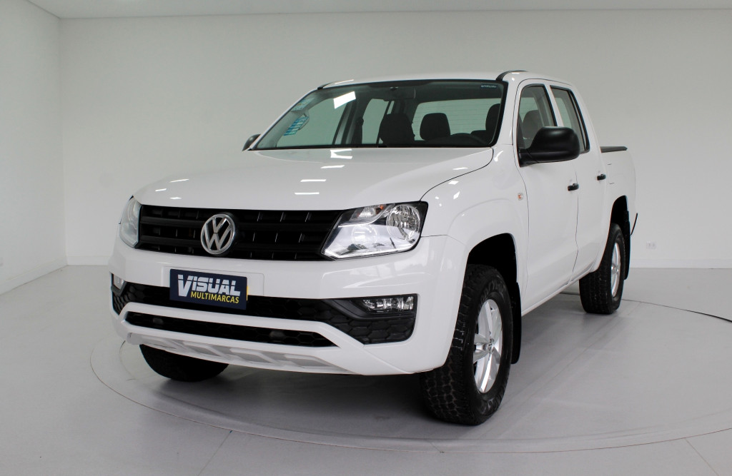 VOLKSWAGEN AMAROK 2.0 S 4X4 CD TURBO DIESEL 4P MANUAL 6M - 2018 - BRANCO VOLKSWAGEN AMAROK 2.0 S 4X4 CD TURBO DIESEL 4P MANUAL 6M - 2018 - BRANCO