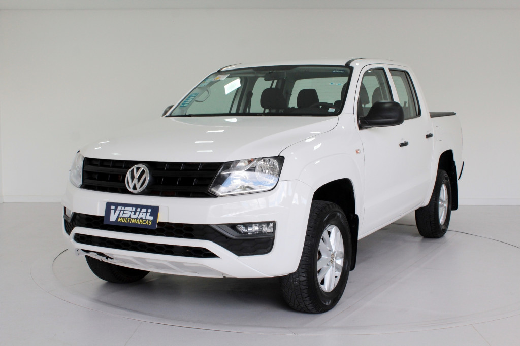 VOLKSWAGEN AMAROK 2.0 S 4X4 CD TURBO DIESEL 4P MANUAL 6M - 2018 - BRANCO VOLKSWAGEN AMAROK 2.0 S 4X4 CD TURBO DIESEL 4P MANUAL 6M - 2018 - BRANCO