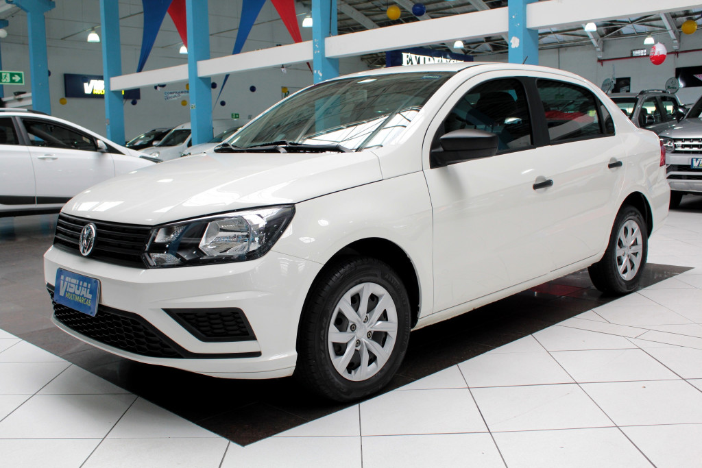 VOLKSWAGEN VOYAGE 1.6 TRENDLINE FLEX 4P MANUAL - 2018 - BRANCO VOLKSWAGEN VOYAGE 1.6 TRENDLINE FLEX 4P MANUAL - 2018 - BRANCO
