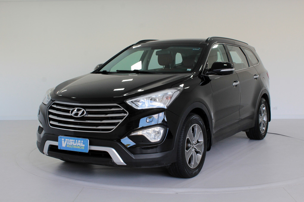 HYUNDAI GRAND SANTA FÉ 3.3 AWD 7L V6 4P AUTOMÁTICO 6M - 2015 - PRETO HYUNDAI GRAND SANTA FÉ 3.3 AWD 7L V6 4P AUTOMÁTICO 6M - 2015 - PRETO