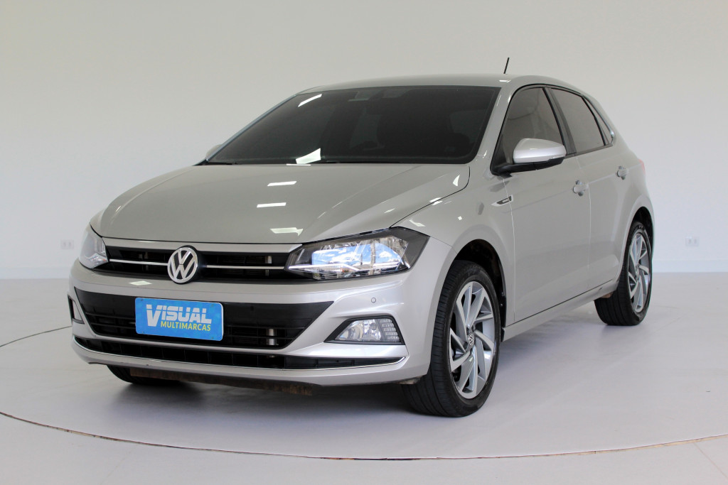 VOLKSWAGEN POLO 1.0 200 TSI HIGHLINE AUTOMÁTICO 6M - 2019 - PRATA VOLKSWAGEN POLO 1.0 200 TSI HIGHLINE AUTOMÁTICO 6M - 2019 - PRATA