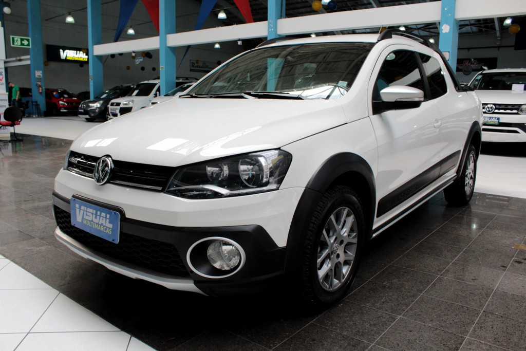 VOLKSWAGEN SAVEIRO 1.6 CROSS CD FLEX 2P MANUAL - 2015 - BRANCO VOLKSWAGEN SAVEIRO 1.6 CROSS CD FLEX 2P MANUAL - 2015 - BRANCO