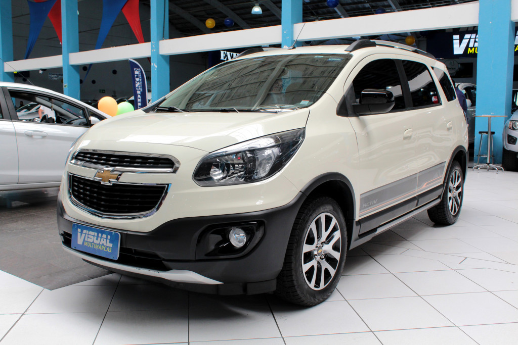 CHEVROLET SPIN 1.8 ACTIV FLEX 4P AUTOMÁTICO 6M - 2018 - BRANCO CHEVROLET SPIN 1.8 ACTIV FLEX 4P AUTOMÁTICO 6M - 2018 - BRANCO