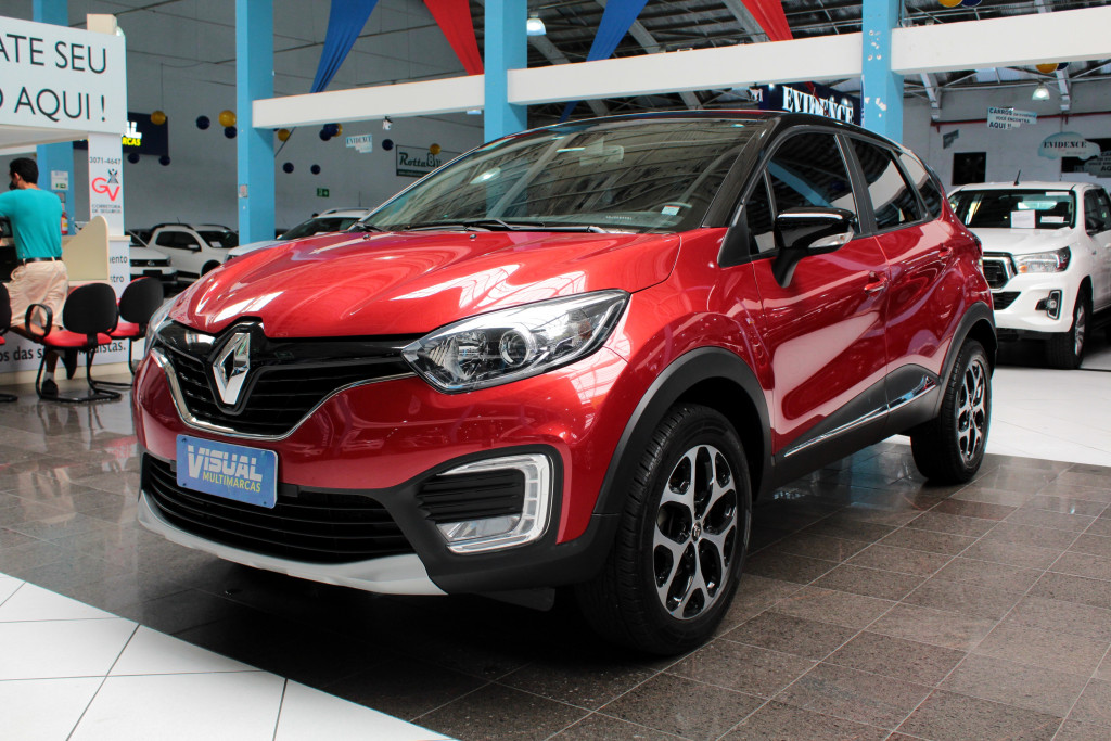 RENAULT CAPTUR 1.6 INTENSE FLEX 4P AUTOMÁTICO CVT 6M - 2019 - VERMELHO RENAULT CAPTUR 1.6 INTENSE FLEX 4P AUTOMÁTICO CVT 6M - 2019 - VERMELHO
