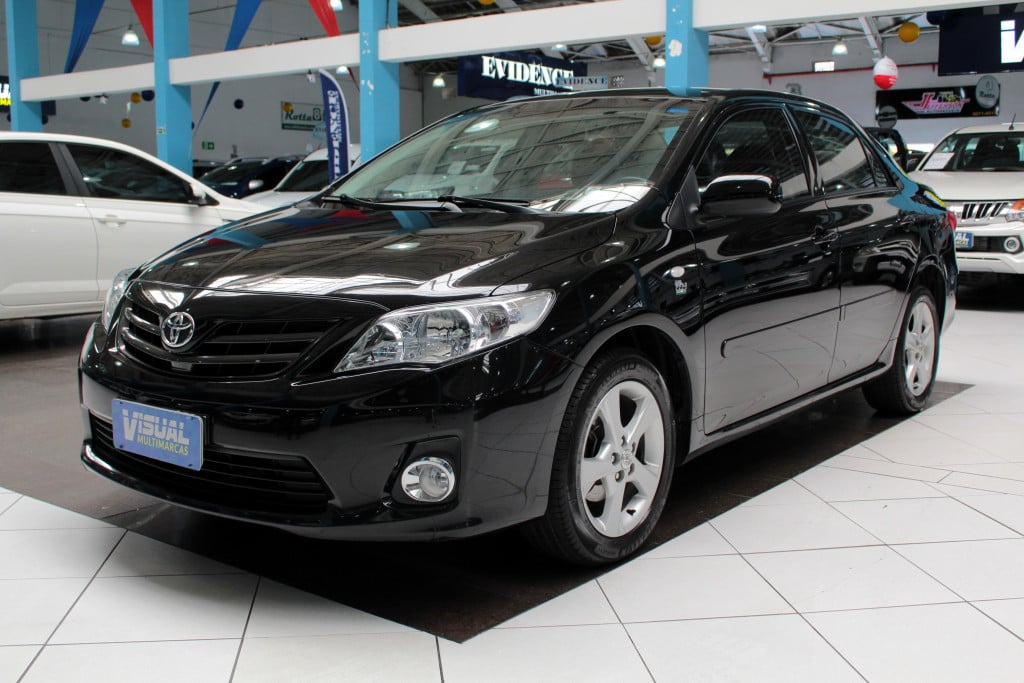 TOYOTA COROLLA 1.8 GLI FLEX 4P MANUAL 6M - 2014 - PRETO TOYOTA COROLLA 1.8 GLI FLEX 4P MANUAL 6M - 2014 - PRETO