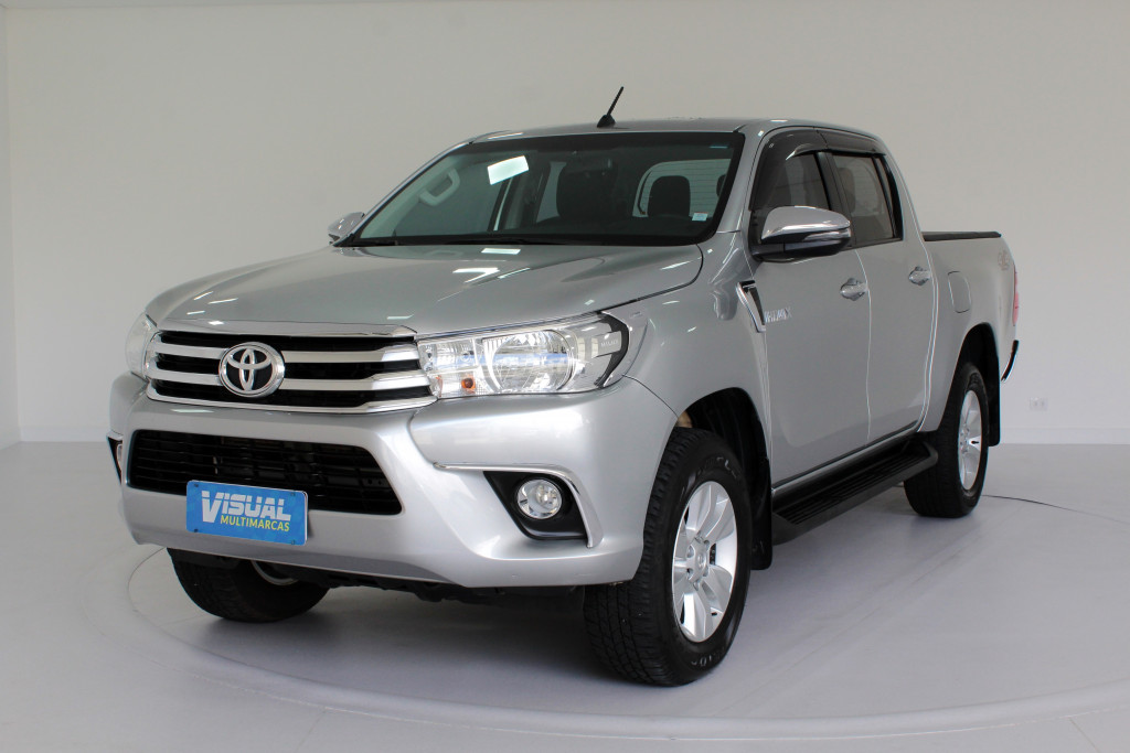 TOYOTA HILUX 2.8 SRV 4X4 CD TURBO DIESEL 4P AUTOMÁTICO 6M - 2018 - PRATA TOYOTA HILUX 2.8 SRV 4X4 CD TURBO DIESEL 4P AUTOMÁTICO 6M - 2018 - PRATA