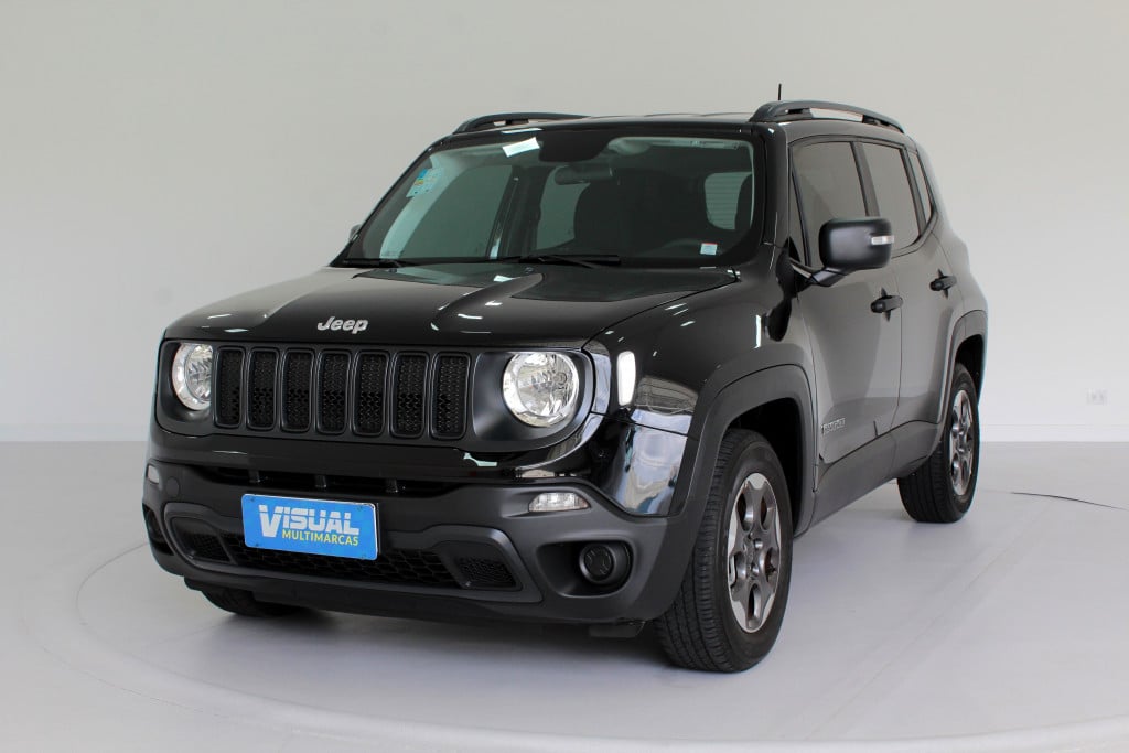 JEEP RENEGADE 1.8 FLEX 4P AUTOMÁTICO 6M - 2019 - PRETO JEEP RENEGADE 1.8 FLEX 4P AUTOMÁTICO 6M - 2019 - PRETO