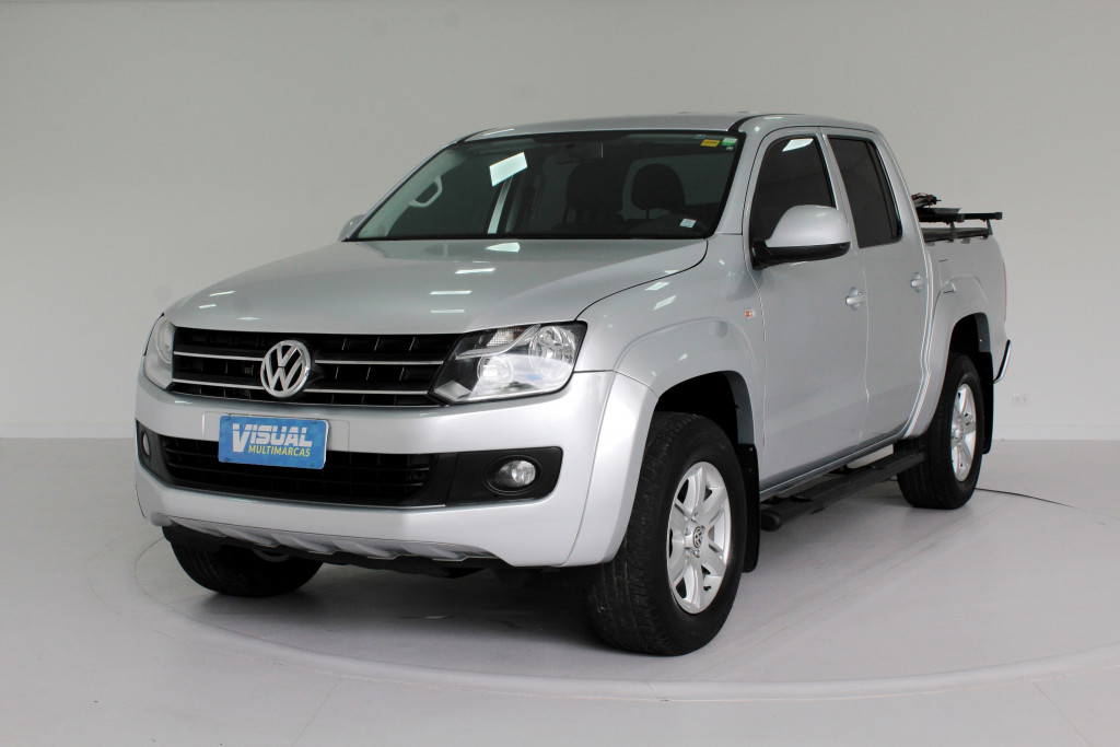 VOLKSWAGEN AMAROK 2.0 TRENDLINE 4X4 CD TURBO DIESEL 4P AUTOMÁTICO 8M - 2013 - PRATA VOLKSWAGEN AMAROK 2.0 TRENDLINE 4X4 CD TURBO DIESEL 4P AUTOMÁTICO 8M - 2013 - PRATA