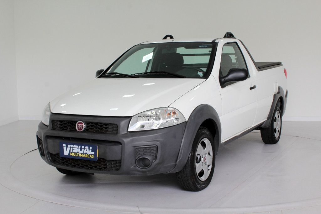 FIAT STRADA 1.4 HARD WORKING CS 2P FLEX MANUAL - 2018 - BRANCO FIAT STRADA 1.4 HARD WORKING CS 2P FLEX MANUAL - 2018 - BRANCO