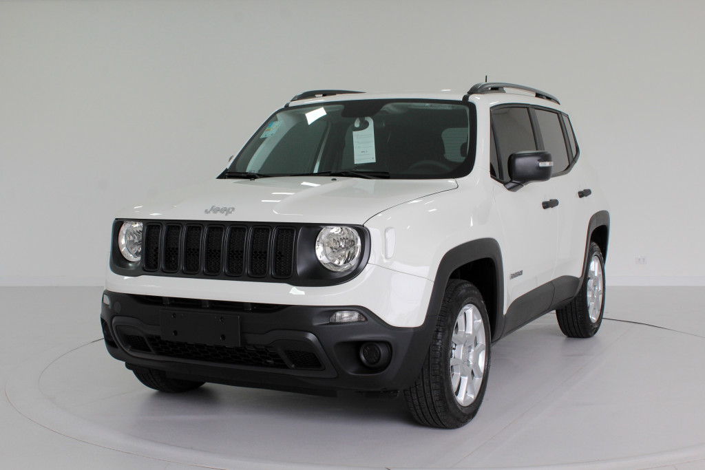 JEEP RENEGADE 1.8 SPORT FLEX 4P AUTOMÁTICO 6M - 2021 - BRANCO **0 KM** JEEP RENEGADE 1.8 SPORT FLEX 4P AUTOMÁTICO 6M - 2021 - BRANCO **0 KM**