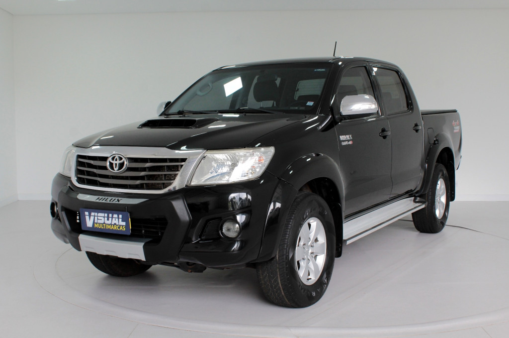 TOYOTA HILUX 3.0 SRV 4X4 CD TURBO DIESEL 4P AUTOMÁTICO 5M - 2012 - PRETO TOYOTA HILUX 3.0 SRV 4X4 CD TURBO DIESEL 4P AUTOMÁTICO 5M - 2012 - PRETO