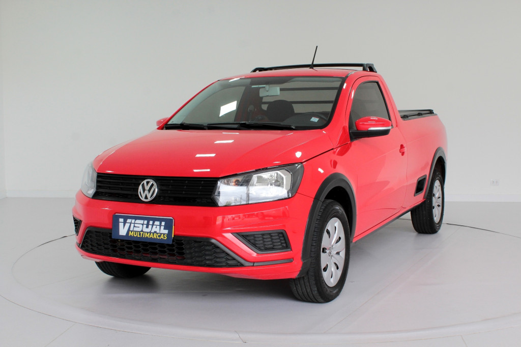 VOLKSWAGEN SAVEIRO 1.6 TRENDLINE CS FLEX 2P MANUAL - 2018 - VERMELHO VOLKSWAGEN SAVEIRO 1.6 TRENDLINE CS FLEX 2P MANUAL - 2018 - VERMELHO