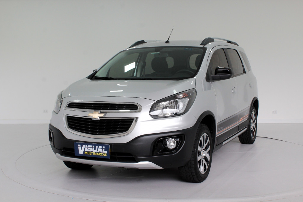 CHEVROLET SPIN 1.8 ACTIV FLEX 4P AUTOMÁTICO 6M - 2016 - PRATA CHEVROLET SPIN 1.8 ACTIV FLEX 4P AUTOMÁTICO 6M - 2016 - PRATA