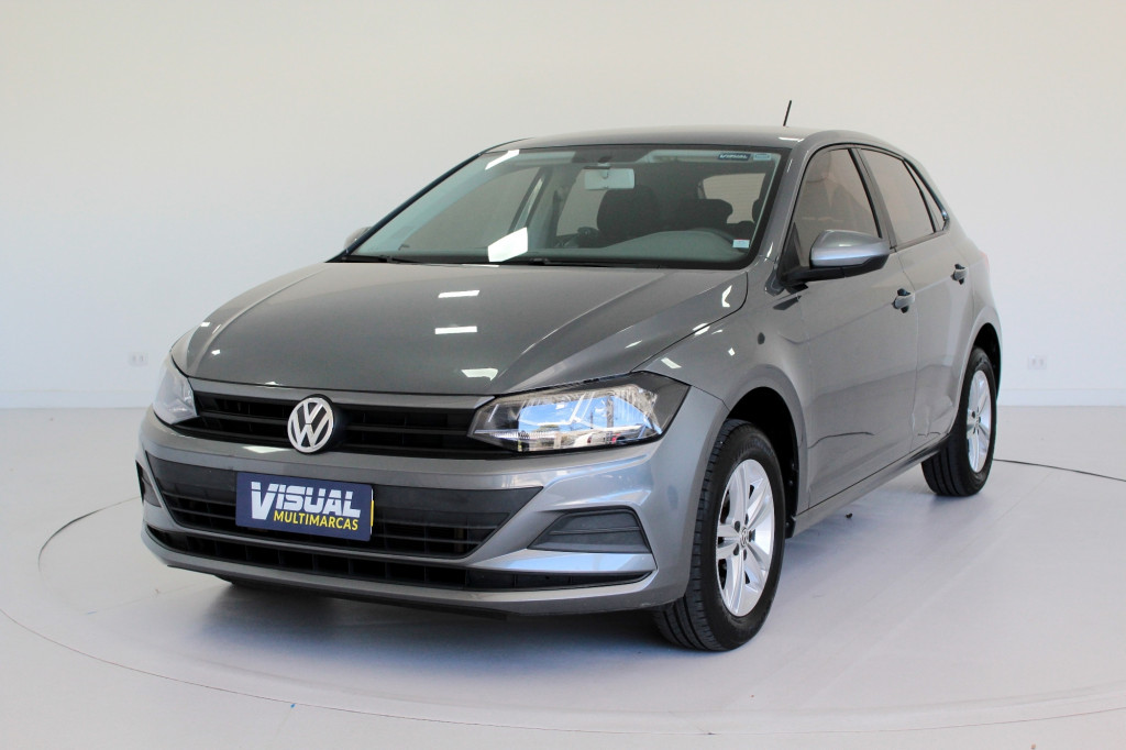 VOLKSWAGEN POLO 1.0 FLEX 4P MANUAL - 2018 - CINZA VOLKSWAGEN POLO 1.0 FLEX 4P MANUAL - 2018 - CINZA