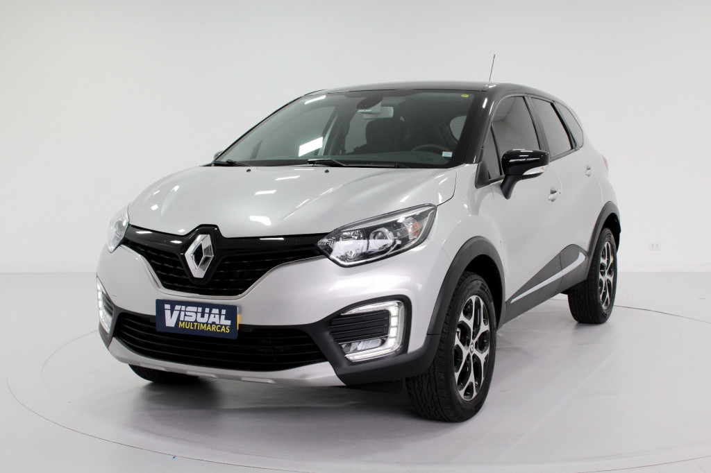 RENAULT CAPTUR 1.6 INTENSE FLEX 4P AUTOMÁTICO CVT 6M - 2019 - PRATA RENAULT CAPTUR 1.6 INTENSE FLEX 4P AUTOMÁTICO CVT 6M - 2019 - PRATA