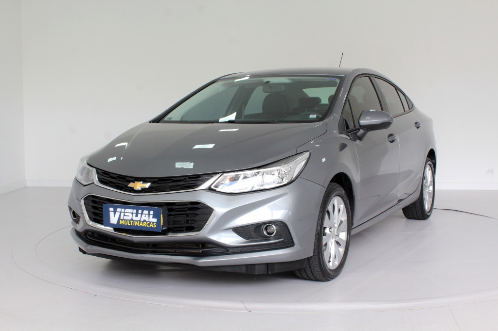 CHEVROLET CRUZE 1.4 TURBO LT FLEX 4P AUTOMÁTICO 6M - 2018 - CINZA CHEVROLET CRUZE 1.4 TURBO LT FLEX 4P AUTOMÁTICO 6M - 2018 - CINZA