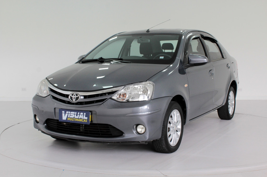 TOYOTA ETIOS 1.5 XLS FLEX 4P MANUAL - 2014 - CINZA TOYOTA ETIOS 1.5 XLS FLEX 4P MANUAL - 2014 - CINZA