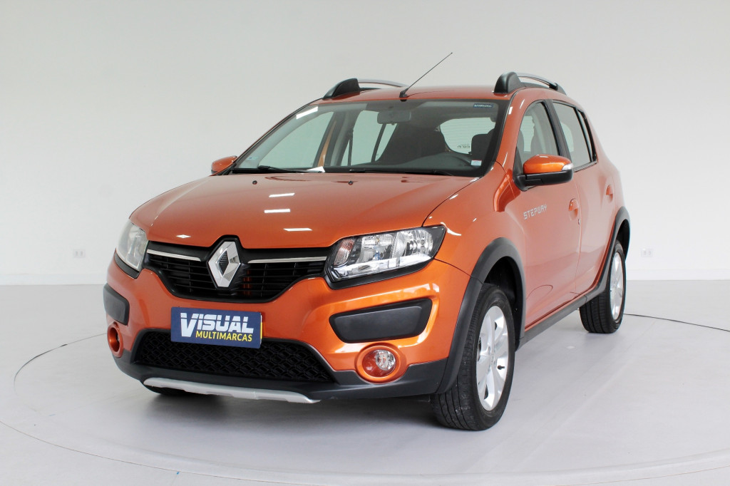 RENAULT SANDERO STEPWAY 1.6 FLEX 4P MANUAL - 2015 - LARANJA RENAULT SANDERO STEPWAY 1.6 FLEX 4P MANUAL - 2015 - LARANJA