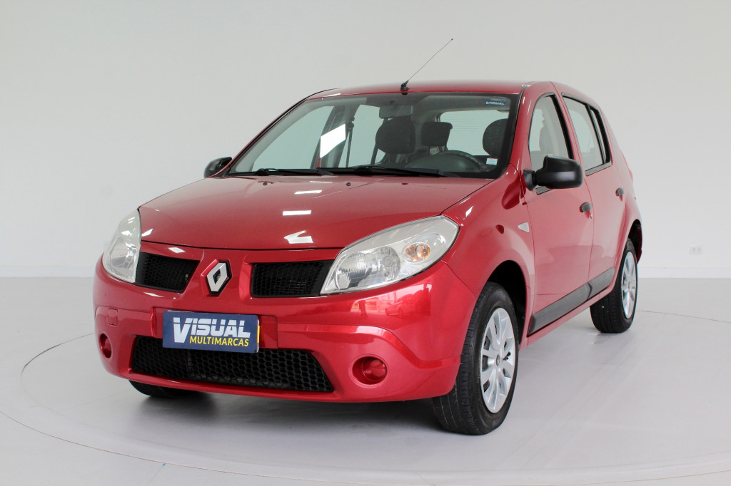 RENAULT SANDERO 1.6 EXPRESSION FLEX 4P MANUAL - 2010 - VERMELHO RENAULT SANDERO 1.6 EXPRESSION FLEX 4P MANUAL - 2010 - VERMELHO