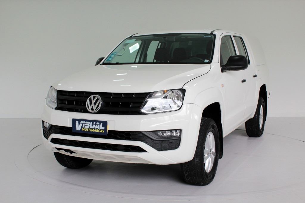 VOLKSWAGEN AMAROK 2.0 S 4X4 CD TURBO DIESEL 4P MANUAL 6M - 2018 - BRANCO VOLKSWAGEN AMAROK 2.0 S 4X4 CD TURBO DIESEL 4P MANUAL 6M - 2018 - BRANCO