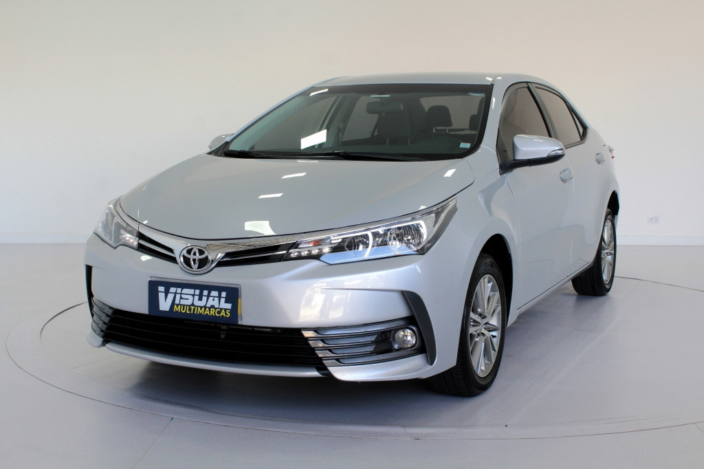 TOYOTA COROLLA 1.8 GLI UPPER FLEX 4P AUTOMÁTICO CVT 7M - 2019 - PRATA TOYOTA COROLLA 1.8 GLI UPPER FLEX 4P AUTOMÁTICO CVT 7M - 2019 - PRATA