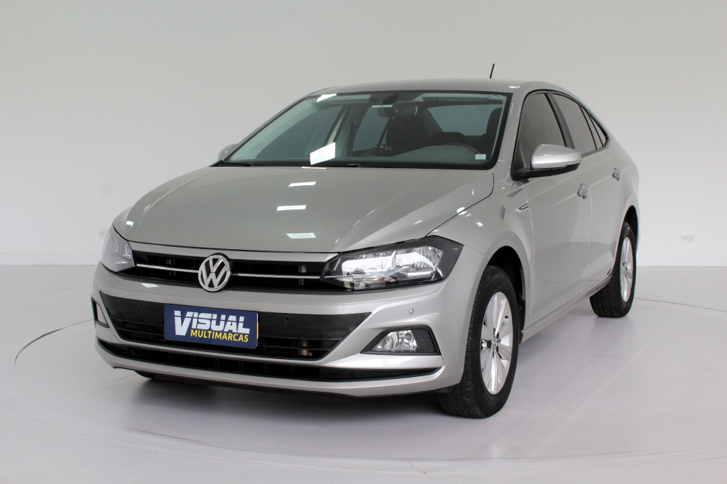 VOLKSWAGEN VIRTUS 1.0 200 TSI COMFORTLINE 4P AUTOMÁTICO 6M - 2020 - PRATA VOLKSWAGEN VIRTUS 1.0 200 TSI COMFORTLINE 4P AUTOMÁTICO 6M - 2020 - PRATA