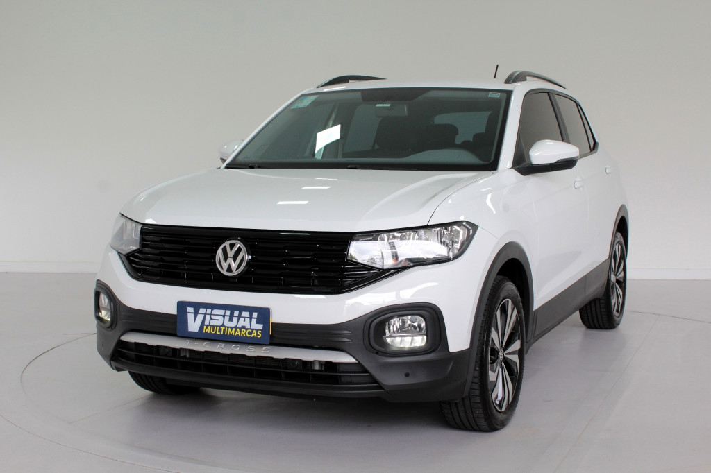 VOLKSWAGEN T-CROSS 1.0 200 TSI FLEX 4P AUTOMÁTICO 6M - 2021 - BRANCO VOLKSWAGEN T-CROSS 1.0 200 TSI FLEX 4P AUTOMÁTICO 6M - 2021 - BRANCO