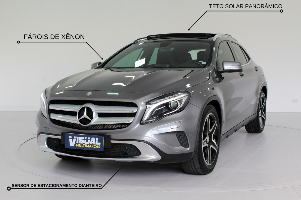 MERCEDES-BENZ GLA 250 2.0 TURBO VISION 4P AUTOMATIZADO 7M - 2015 - CINZA MERCEDES-BENZ GLA 250 2.0 TURBO VISION 4P AUTOMATIZADO 7M - 2015 - CINZA