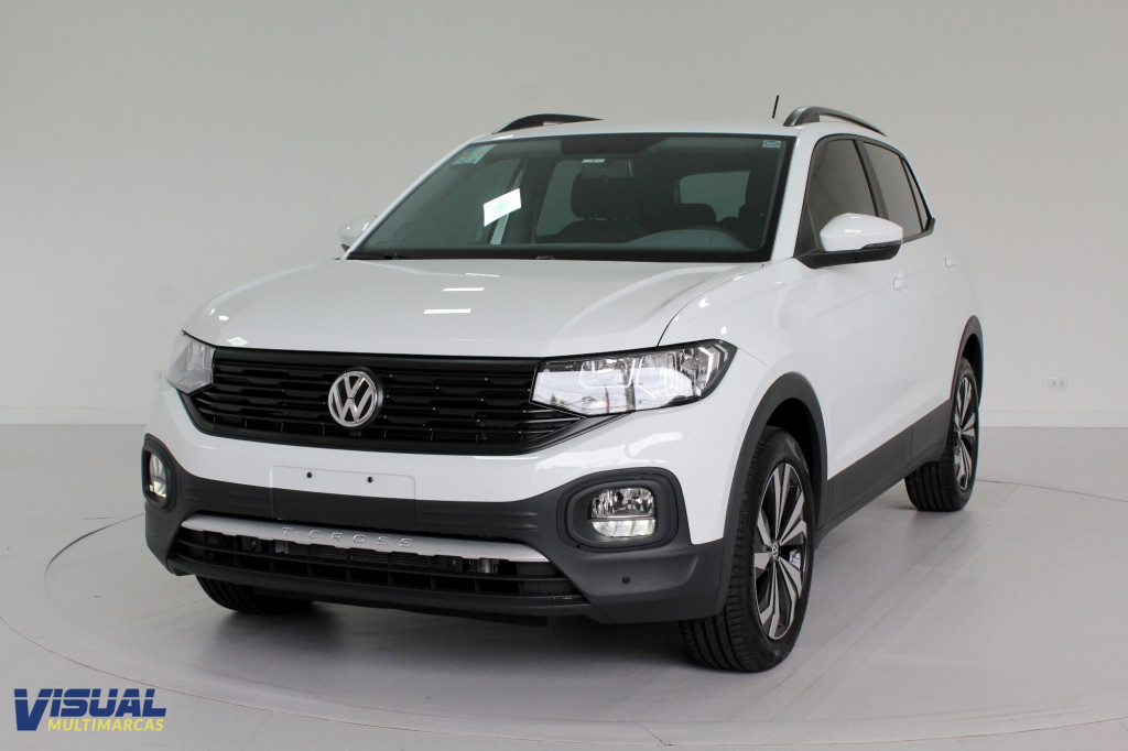 VOLKSWAGEN T-CROSS 1.0 SENSE 200 TSI FLEX 4P AUTOMÁTICO 6M - 2021 - BRANCO **0 KM** VOLKSWAGEN T-CROSS 1.0 SENSE 200 TSI FLEX 4P AUTOMÁTICO 6M - 2021 - BRANCO **0 KM**