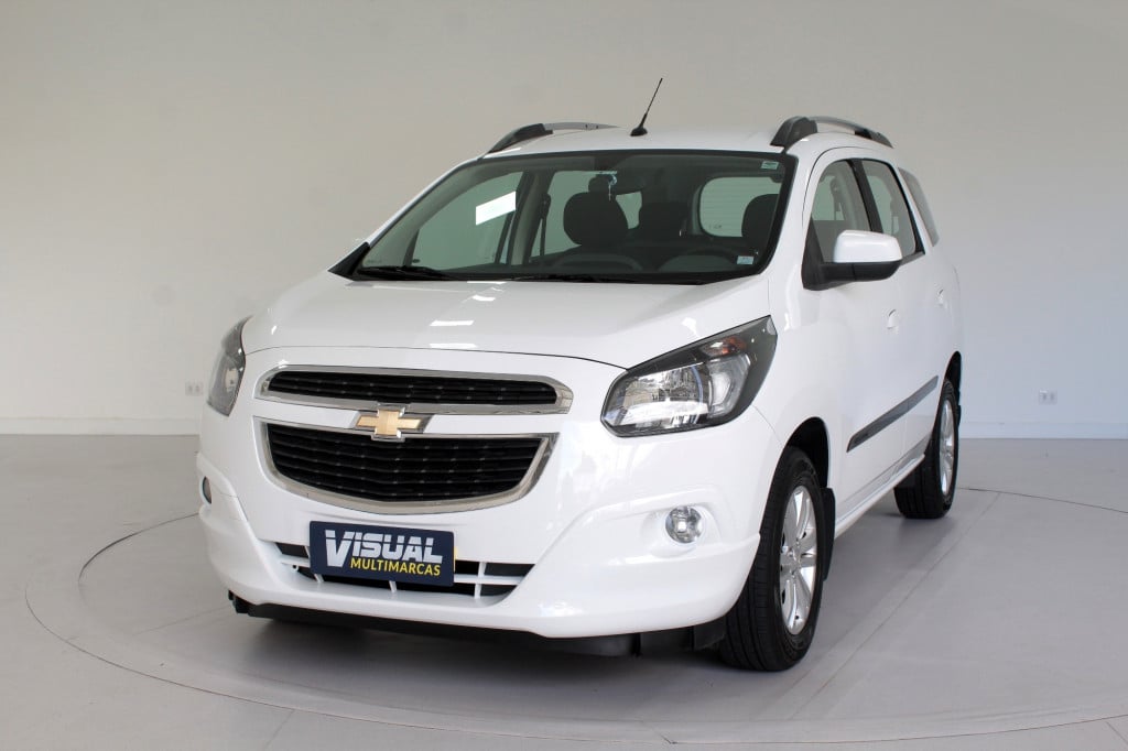 CHEVROLET SPIN 1.8 LT FLEX 4P MANUAL 6M - 2018 - BRANCO CHEVROLET SPIN 1.8 LT FLEX 4P MANUAL 6M - 2018 - BRANCO