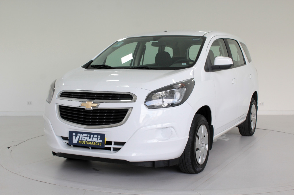 CHEVROLET SPIN 1.8 LS FLEX 4P MANUAL 6M - 2018 - BRANCO CHEVROLET SPIN 1.8 LS FLEX 4P MANUAL 6M - 2018 - BRANCO