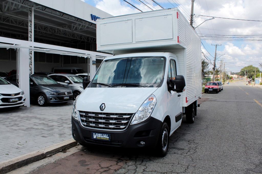 RENAULT MASTER 2.3 CHASSI BAÚ TURBO DIESEL 2P MANUAL - 2021 - BRANCO RENAULT MASTER 2.3 CHASSI BAÚ TURBO DIESEL 2P MANUAL - 2021 - BRANCO