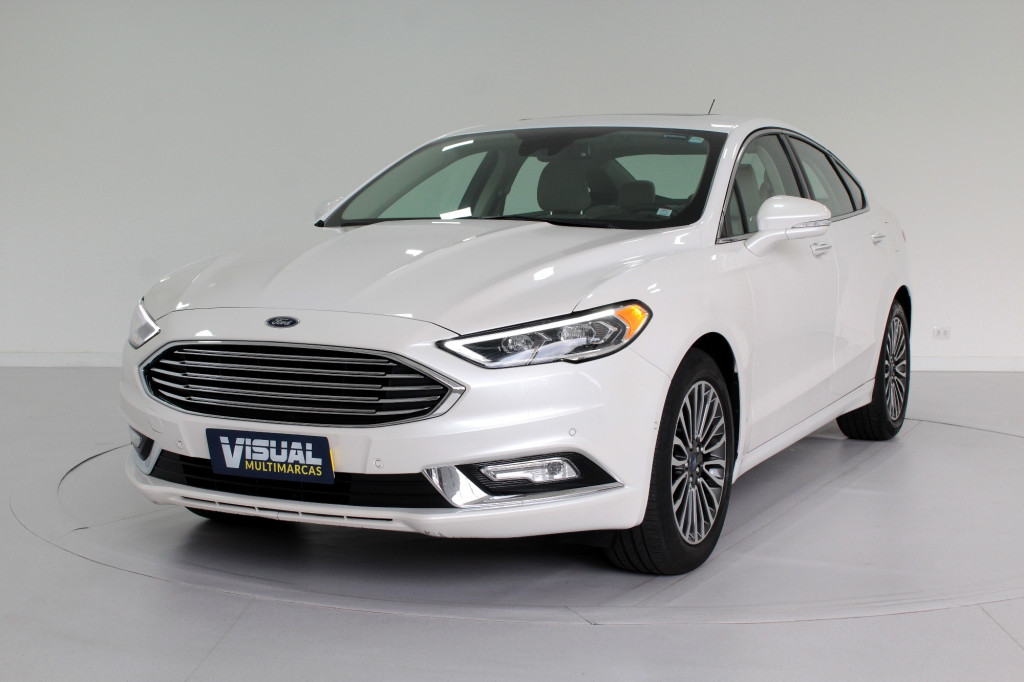 FORD FUSION 2.0 TITANIUM AWD 4P AUTOMÁTICO 6M - 2018 - BRANCO PÉROLA FORD FUSION 2.0 TITANIUM AWD 4P AUTOMÁTICO 6M - 2018 - BRANCO PÉROLA