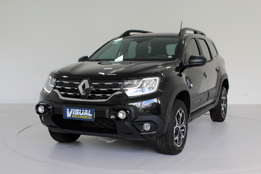 RENAULT DUSTER 1.6 ICONIC FLEX AUTOMÁTICO CVT 6M - 2021 - PRETO RENAULT DUSTER 1.6 ICONIC FLEX AUTOMÁTICO CVT 6M - 2021 - PRETO
