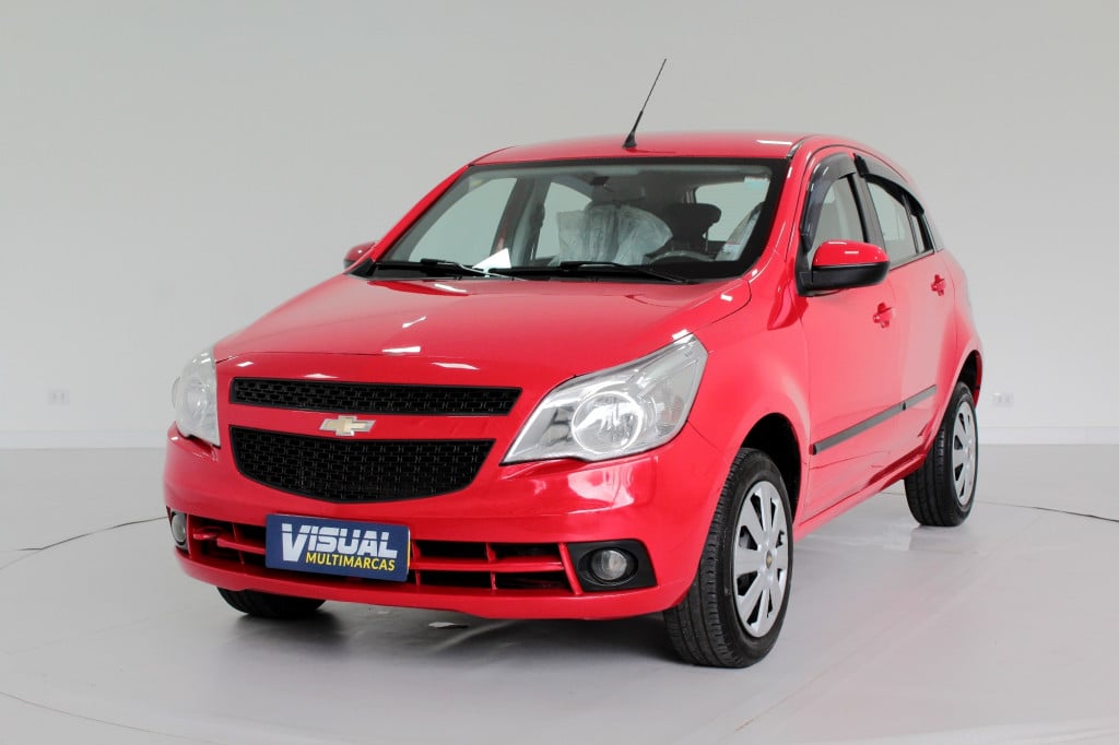 CHEVROLET AGILE 1.4 LT FLEX 4P MANUAL - 2012 - VERMELHO CHEVROLET AGILE 1.4 LT FLEX 4P MANUAL - 2012 - VERMELHO