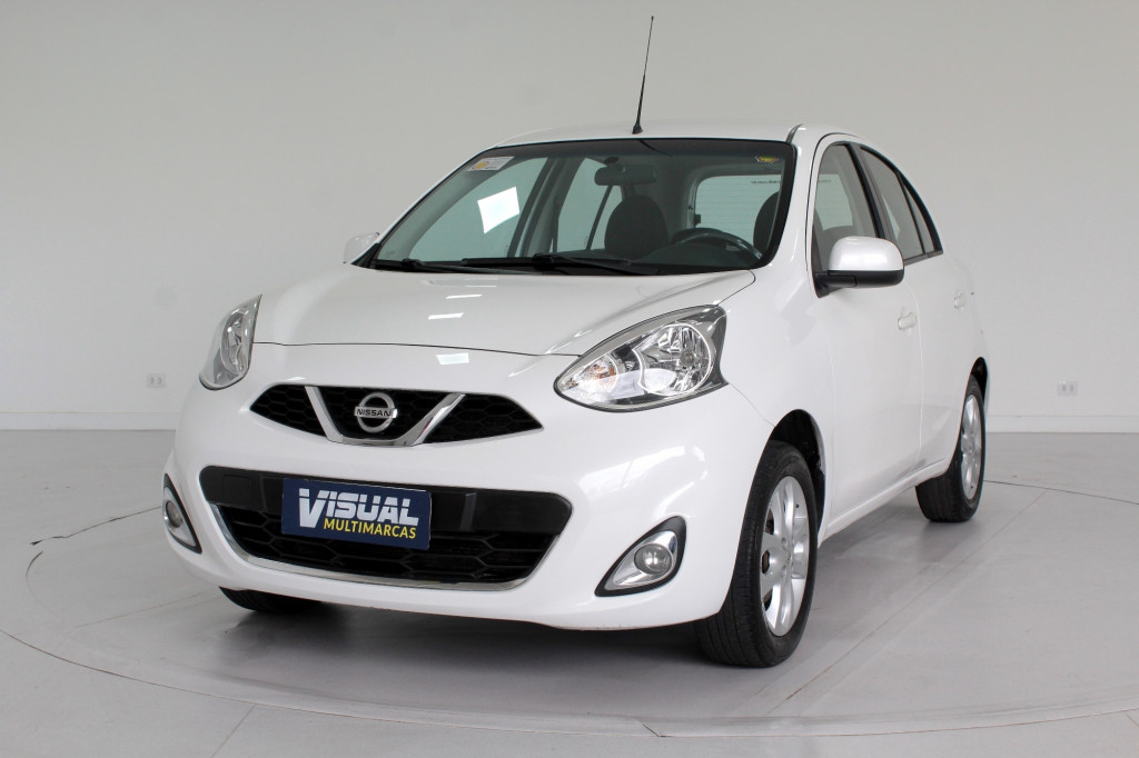 NISSAN MARCH 1.0 SV FLEX 4P MANUAL - 2015 - BRANCO PÉROLA NISSAN MARCH 1.0 SV FLEX 4P MANUAL - 2015 - BRANCO PÉROLA