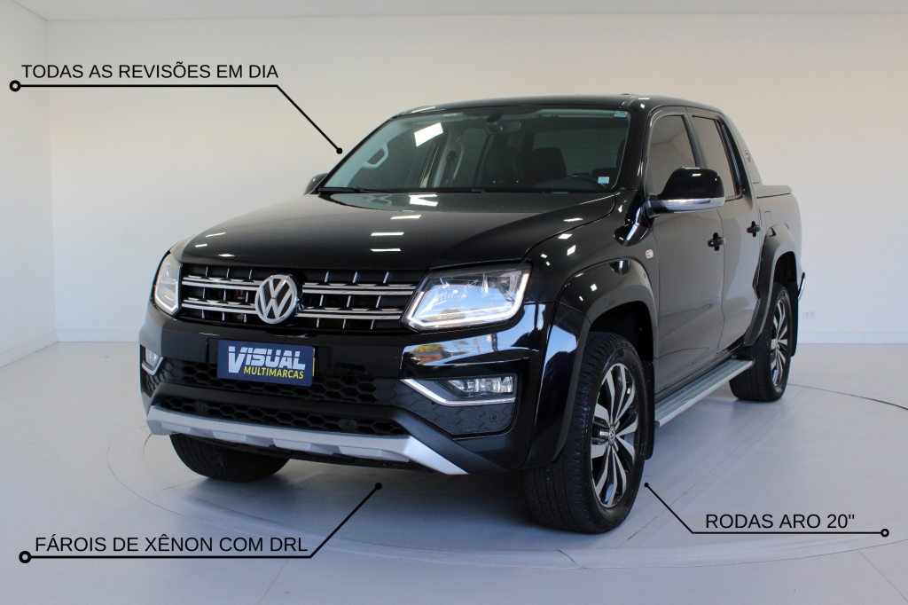 VOLKSWAGEN AMAROK 2.0 HIGHLINE EXTREME 4X4 CD TURBO DIESEL 4P AUTOMÁTICO 8M - 2018 - PRETO VOLKSWAGEN AMAROK 2.0 HIGHLINE EXTREME 4X4 CD TURBO DIESEL 4P AUTOMÁTICO 8M - 2018 - PRETO
