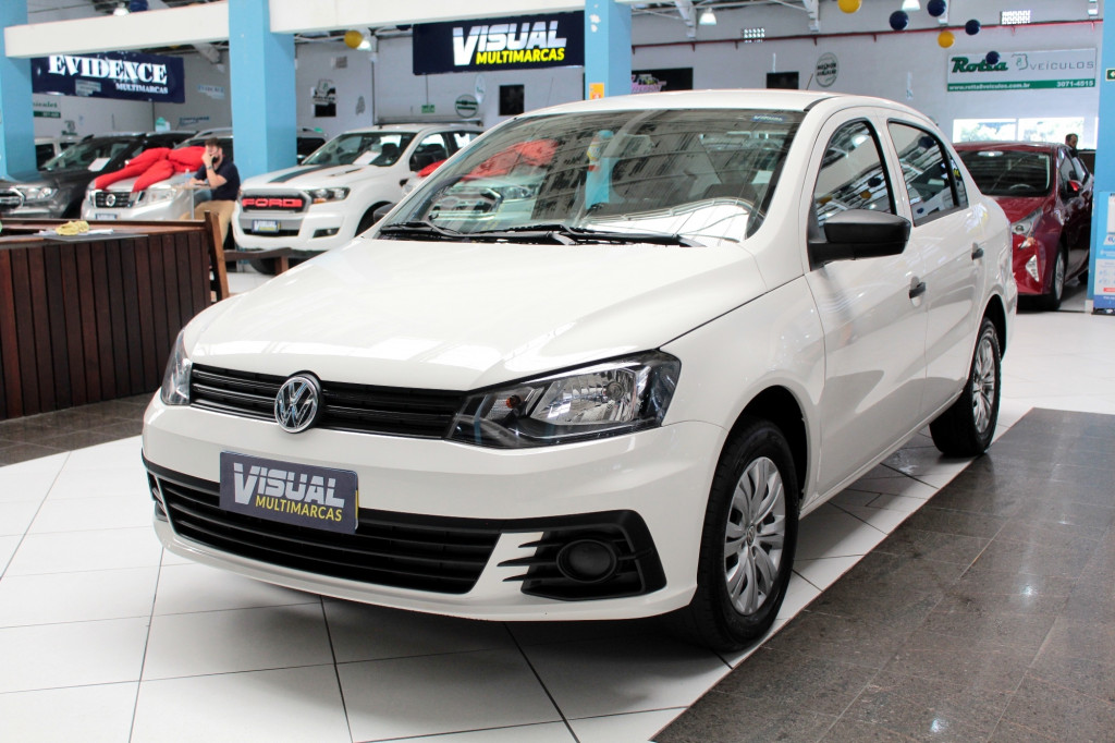 VOLKSWAGEN VOYAGE 1.6 TRENDLINE FLEX 4P MANUAL - 2018 - BRANCO VOLKSWAGEN VOYAGE 1.6 TRENDLINE FLEX 4P MANUAL - 2018 - BRANCO