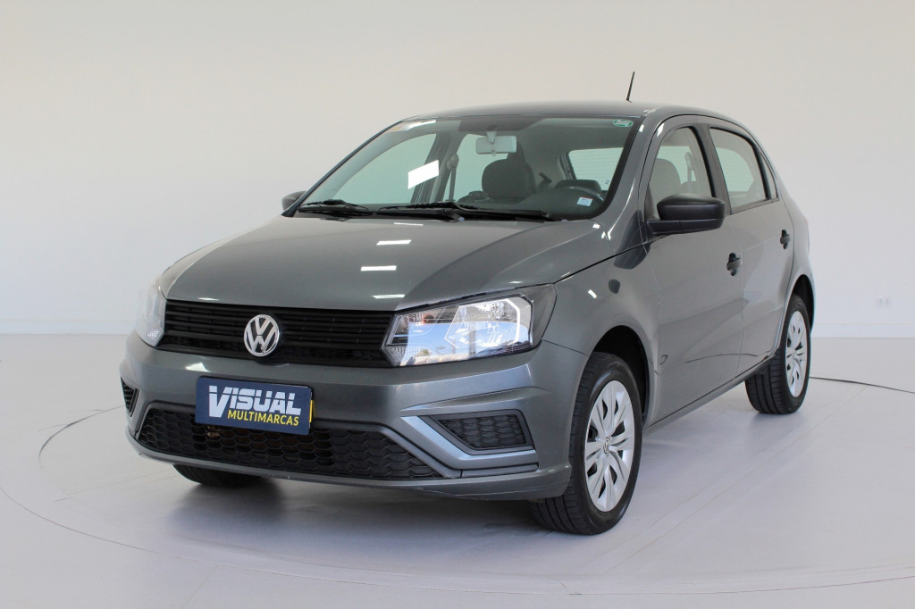 VOLKSWAGEN GOL 1.6 FLEX 4P MANUAL - 2019 - CINZA VOLKSWAGEN GOL 1.6 FLEX 4P MANUAL - 2019 - CINZA