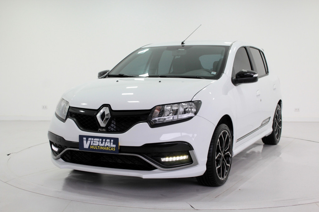 RENAULT SANDERO 2.0 RS FLEX 4P MANUAL 6M - 2021 - BRANCO RENAULT SANDERO 2.0 RS FLEX 4P MANUAL 6M - 2021 - BRANCO