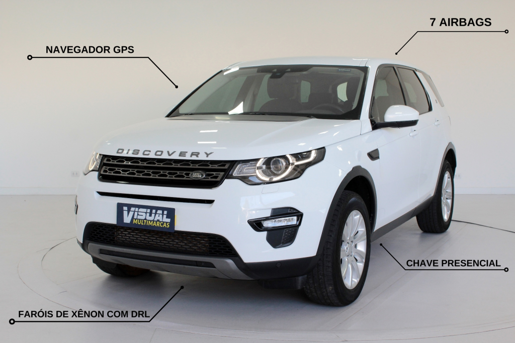 LAND ROVER DISCOVERY SPORT 2.2 TURBO SD4 SE AWD 4P AUTOMÁTICO 9M - 2016 - BRANCO LAND ROVER DISCOVERY SPORT 2.2 TURBO SD4 SE AWD 4P AUTOMÁTICO 9M - 2016 - BRANCO