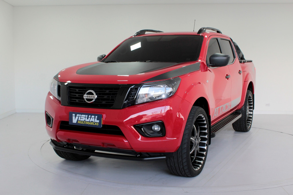 NISSAN FRONTIER 2.3 ATTACK TURBO DIESEL CD 4X4 AUTOMÁTICO 7M - 2019 - VERMELHO NISSAN FRONTIER 2.3 ATTACK TURBO DIESEL CD 4X4 AUTOMÁTICO 7M - 2019 - VERMELHO