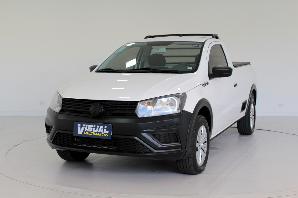 VOLKSWAGEN SAVEIRO 1.6 ROBUST CS FLEX 2P MANUAL - 2019 - BRANCO VOLKSWAGEN SAVEIRO 1.6 ROBUST CS FLEX 2P MANUAL - 2019 - BRANCO
