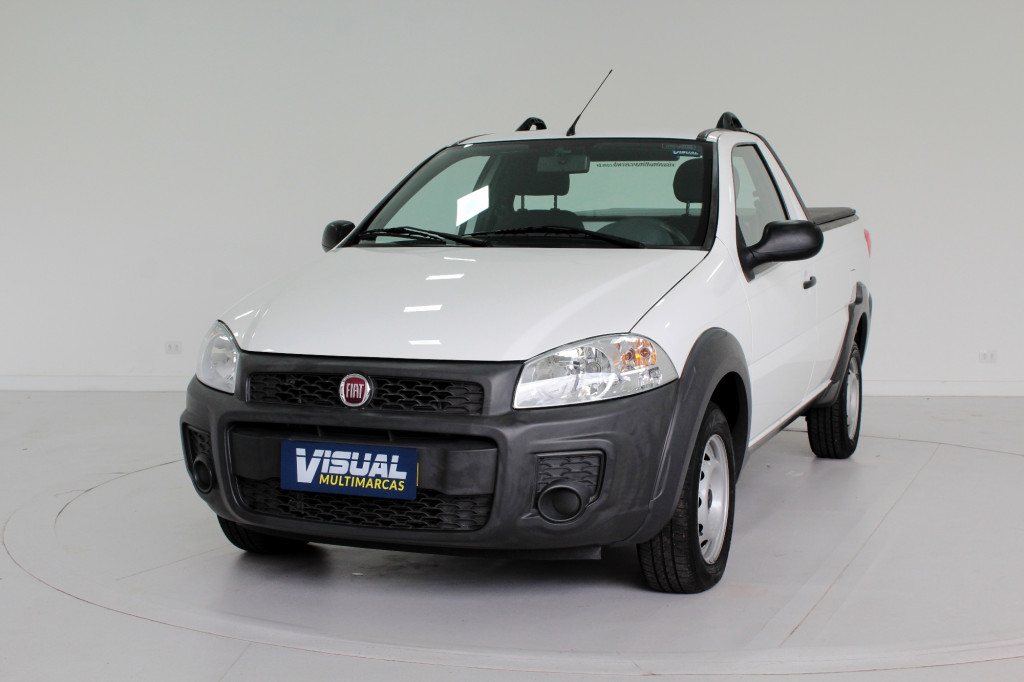 FIAT STRADA 1.4 HARD WORKING CS 2P FLEX MANUAL - 2020 - BRANCO FIAT STRADA 1.4 HARD WORKING CS 2P FLEX MANUAL - 2020 - BRANCO