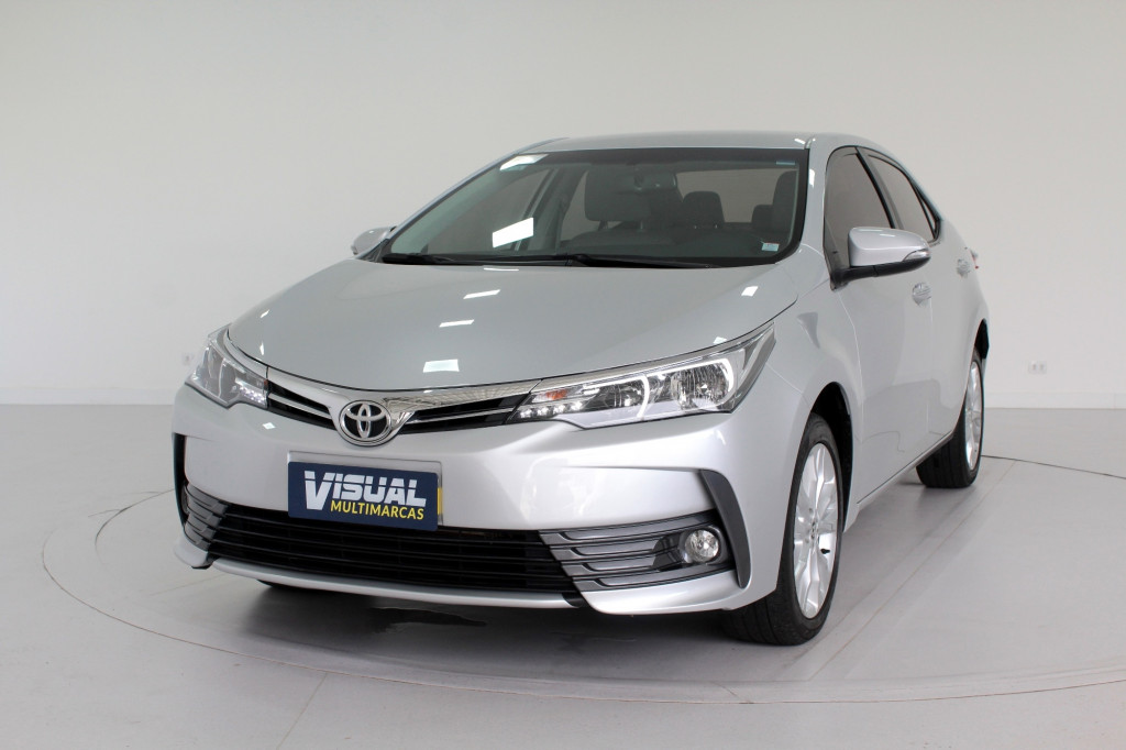 TOYOTA COROLLA 2.0 XEI FLEX 4P AUTOMÁTICO CVT 7M - 2018 - PRATA TOYOTA COROLLA 2.0 XEI FLEX 4P AUTOMÁTICO CVT 7M - 2018 - PRATA