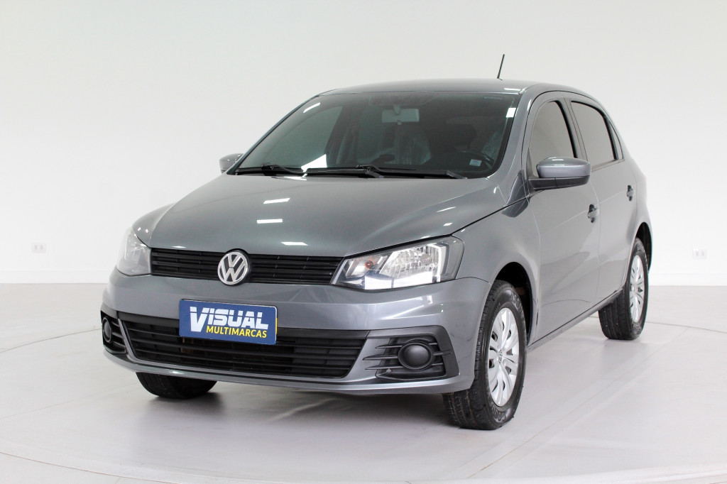 VOLKSWAGEN GOL 1.6 TRENDLINE FLEX 4P MANUAL - 2018 - CINZA VOLKSWAGEN GOL 1.6 TRENDLINE FLEX 4P MANUAL - 2018 - CINZA