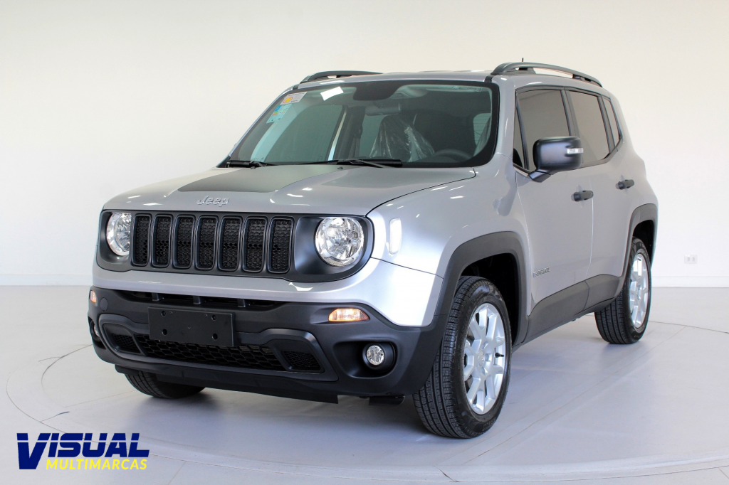 JEEP RENEGADE 1.8 SPORT FLEX AUTOMÁTICO 6M - 2021 - PRATA ** 0 KM ** UNIDADE DISPONÍVEL A PRONTA ENTREGA JEEP RENEGADE 1.8 SPORT FLEX AUTOMÁTICO 6M - 2021 - PRATA ** 0 KM ** UNIDADE DISPONÍVEL A PRONTA ENTREGA