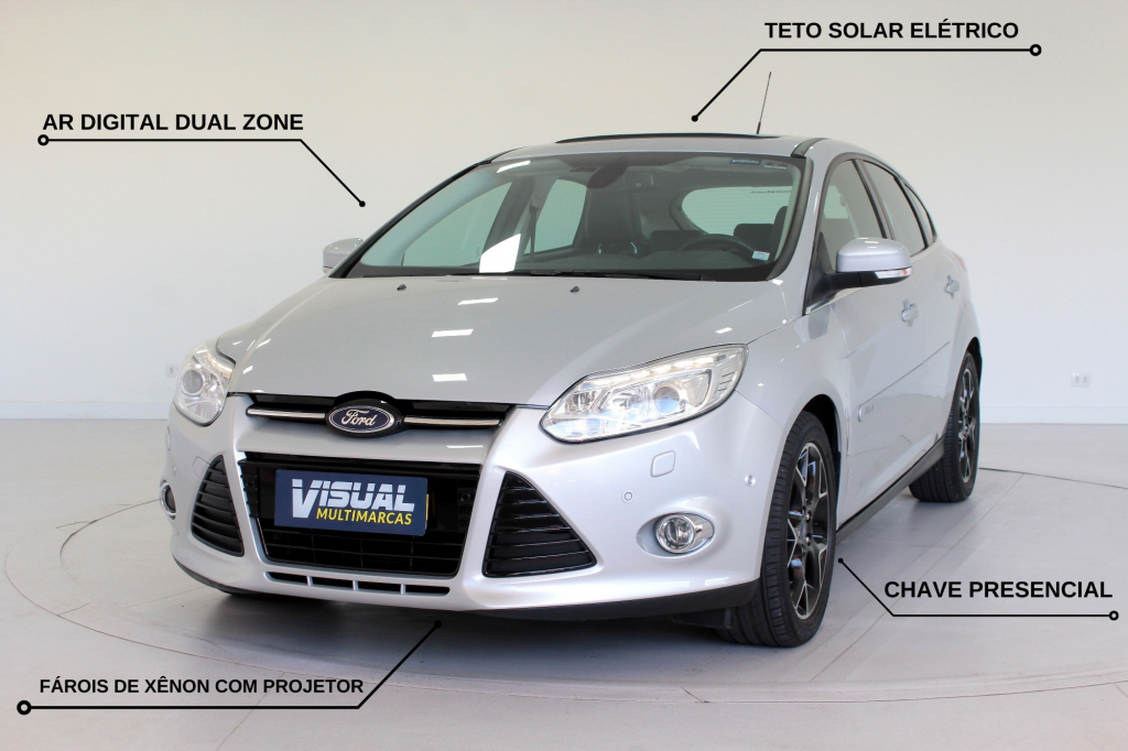 FORD FOCUS 2.0 TITANIUM PLUS FLEX AUTOMÁTIZADO 6M - 2015 - PRATA FORD FOCUS 2.0 TITANIUM PLUS FLEX AUTOMÁTIZADO 6M - 2015 - PRATA