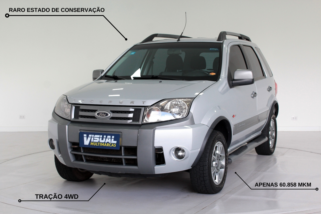 FORD ECOSPORT 2.0 4WD FLEX 4P MANUAL - 2012 - PRATA FORD ECOSPORT 2.0 4WD FLEX 4P MANUAL - 2012 - PRATA