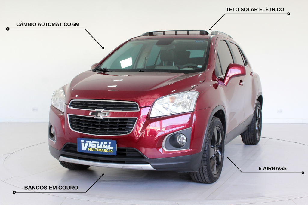 CHEVROLET TRACKER 1.8 LTZ FLEX AUTOMÁTICO 6M - 2014 - VERMELHO CHEVROLET TRACKER 1.8 LTZ FLEX AUTOMÁTICO 6M - 2014 - VERMELHO